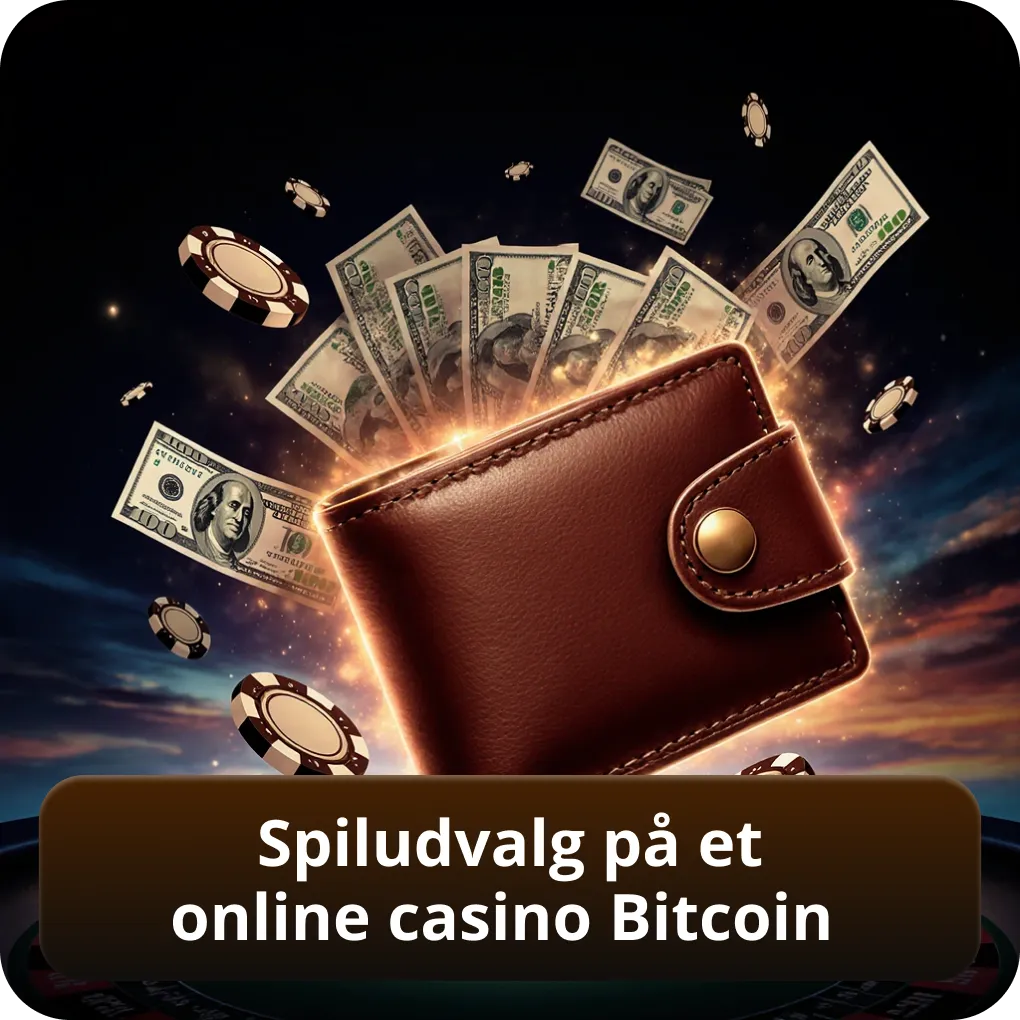 Spiludvalg på et online casino bitcoin
