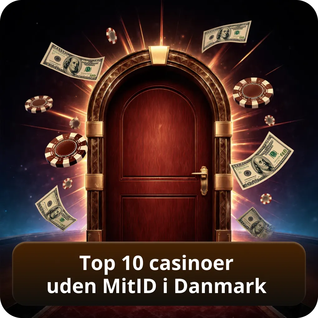 Top 10 casinoer uden MitID i Danmark